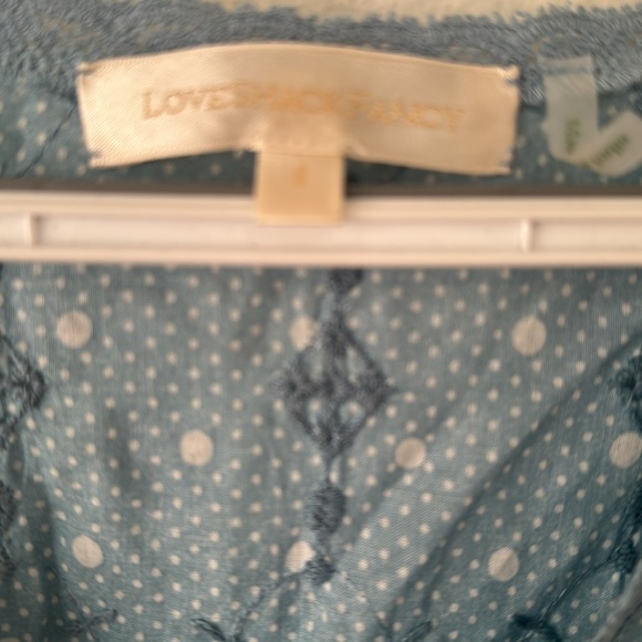 Love shack fancy Corelli Mini Dress - Blue Bonnet - Picture 8 of 9